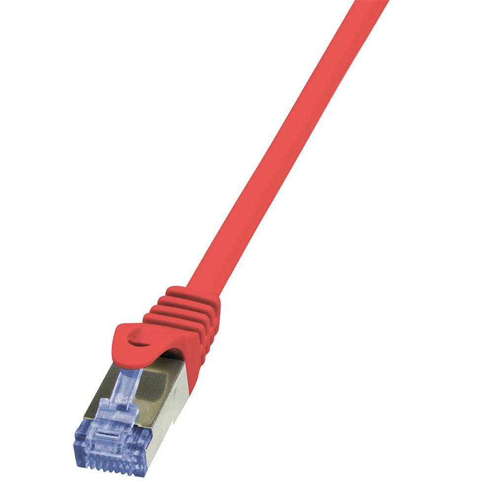 Cabo de Rede LOGILINK CQ3084S (7,5 m - Cat6A - RJ-45 - Vermelho)