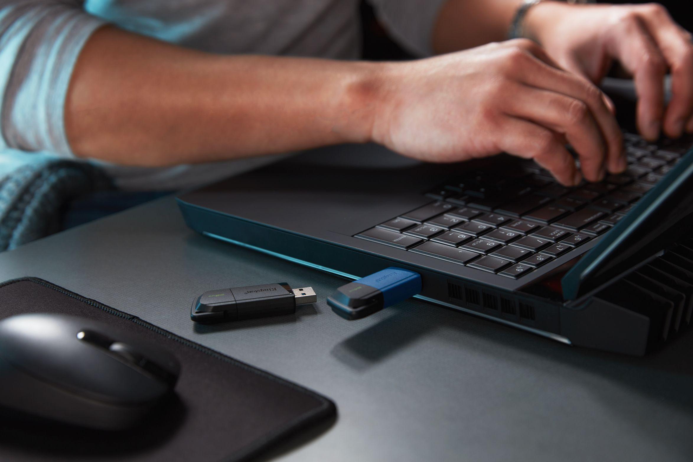 Pen USB KINGSTON DataTraveler Exodia M DTXM/64GB (64 GB - Deslizante - USB Type-A - Preto/Azul) — miniatura 11