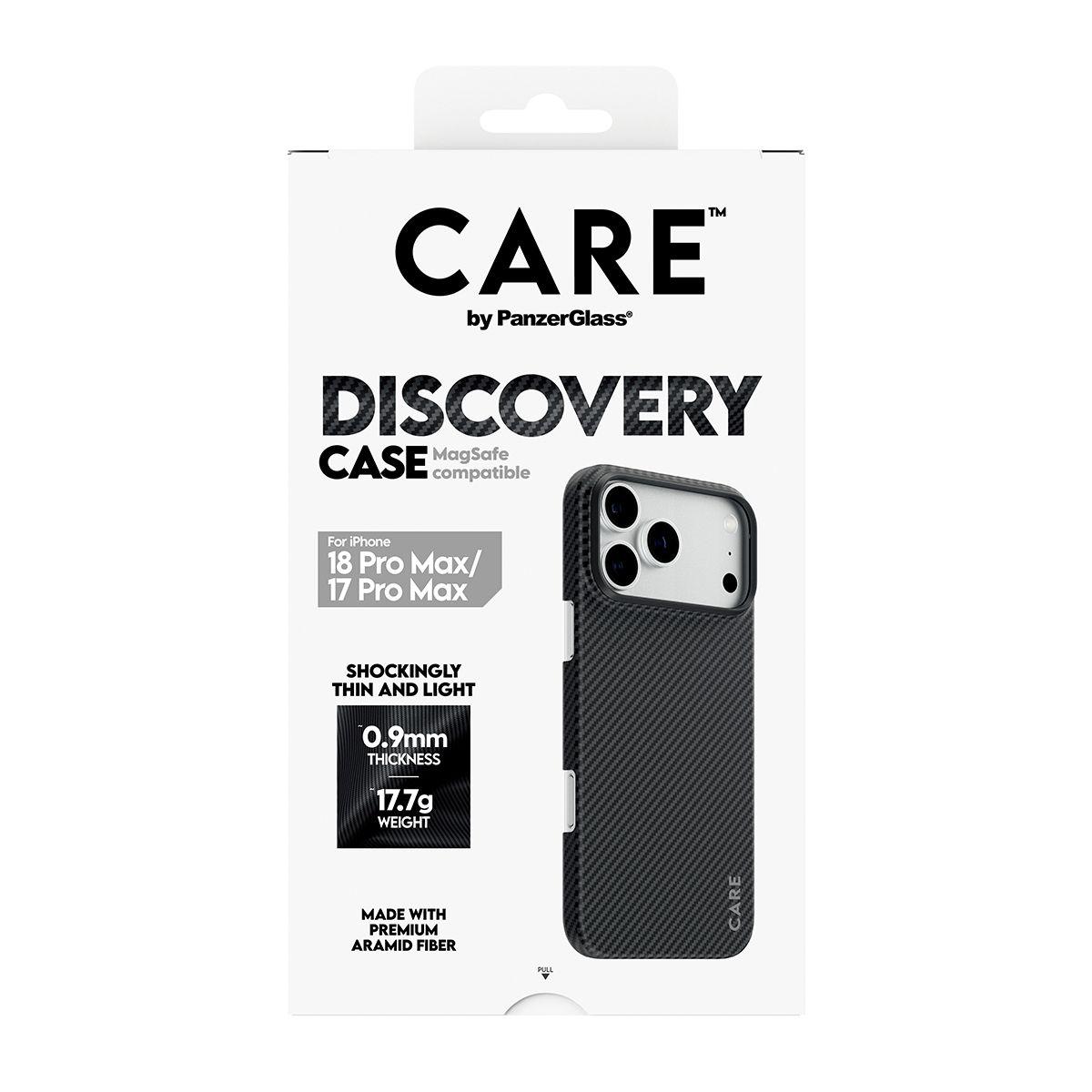 Capa PANZERGLASS CARE Discovery Case para iPhone 17 Pro Max (MagSafe - Preto) — miniatura 3