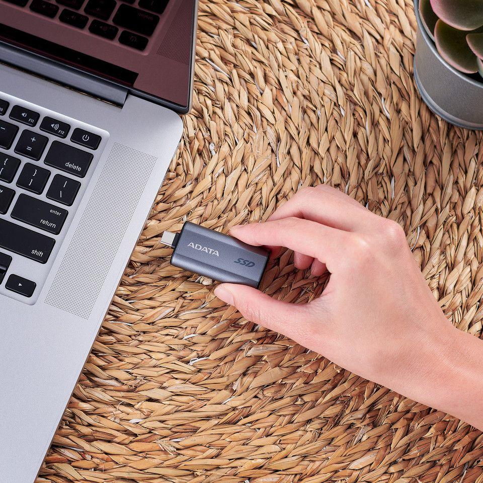 Disco SSD Externo ADATA SC750-500G-CCBK (500 GB - USB Type-C - USB-C - Cinzento) — miniatura 11