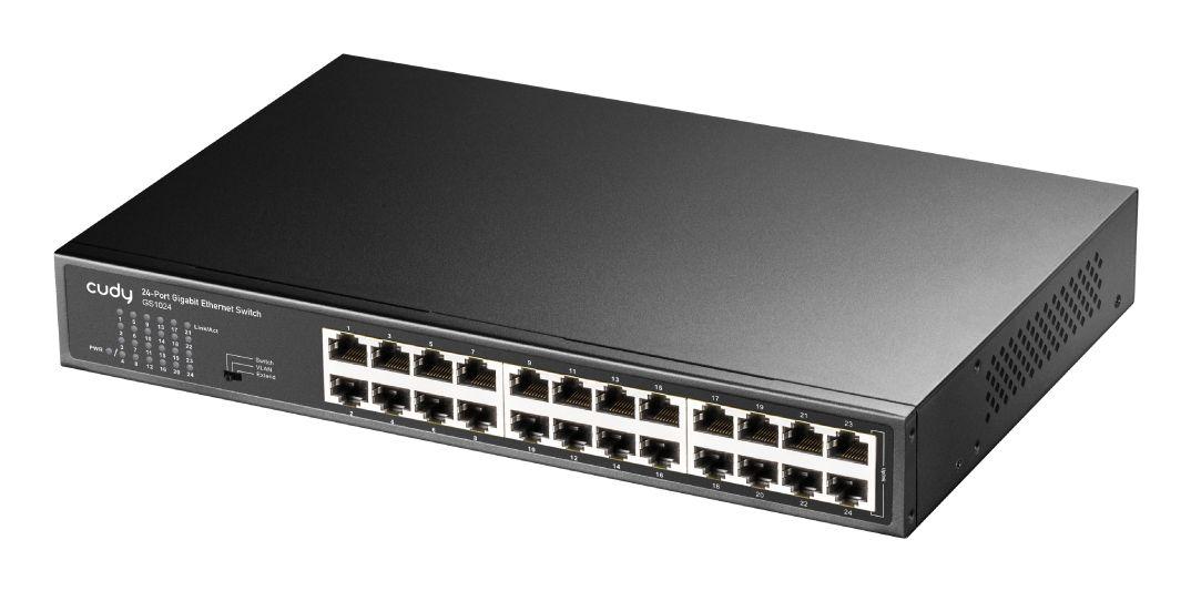 Switch CUDY GS1024 (Gigabit Ethernet - 0,5 MB - 48 Gbit/s - Preto) — miniatura 2