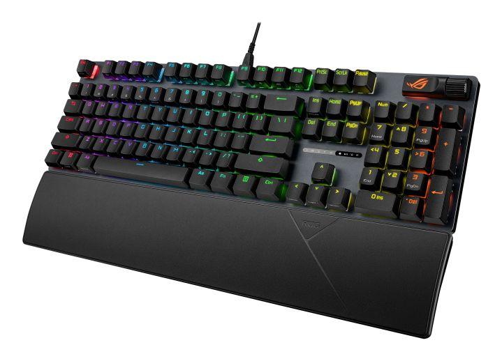 Teclado ASUS ROG Strix Scope II X (ROG NX Snow V2 - Tamanho completo - USB - Preto) — miniatura 2