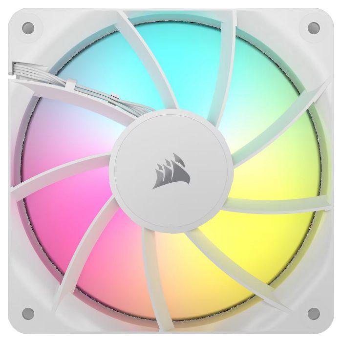 Conjunto de Ventoinhas para Caixa PC CORSAIR RS120-R ARGB PWM (Caixa - RGB multicolor - Branco), miniatura 5