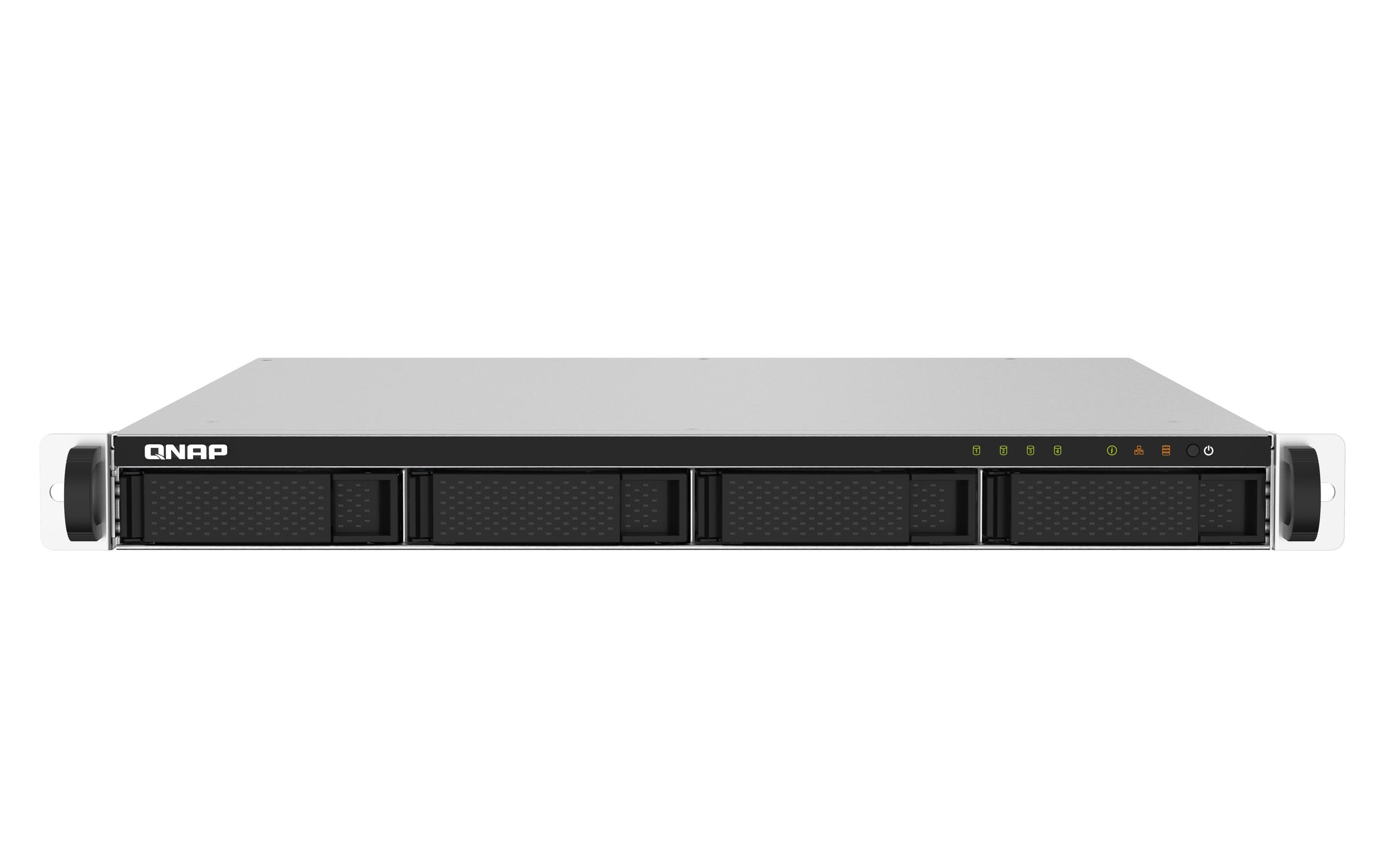 NAS QNAP TS-432PXU-RP-2G (Serial ATA II, Serial ATA III - 2 GB - 4 baias - Preto)