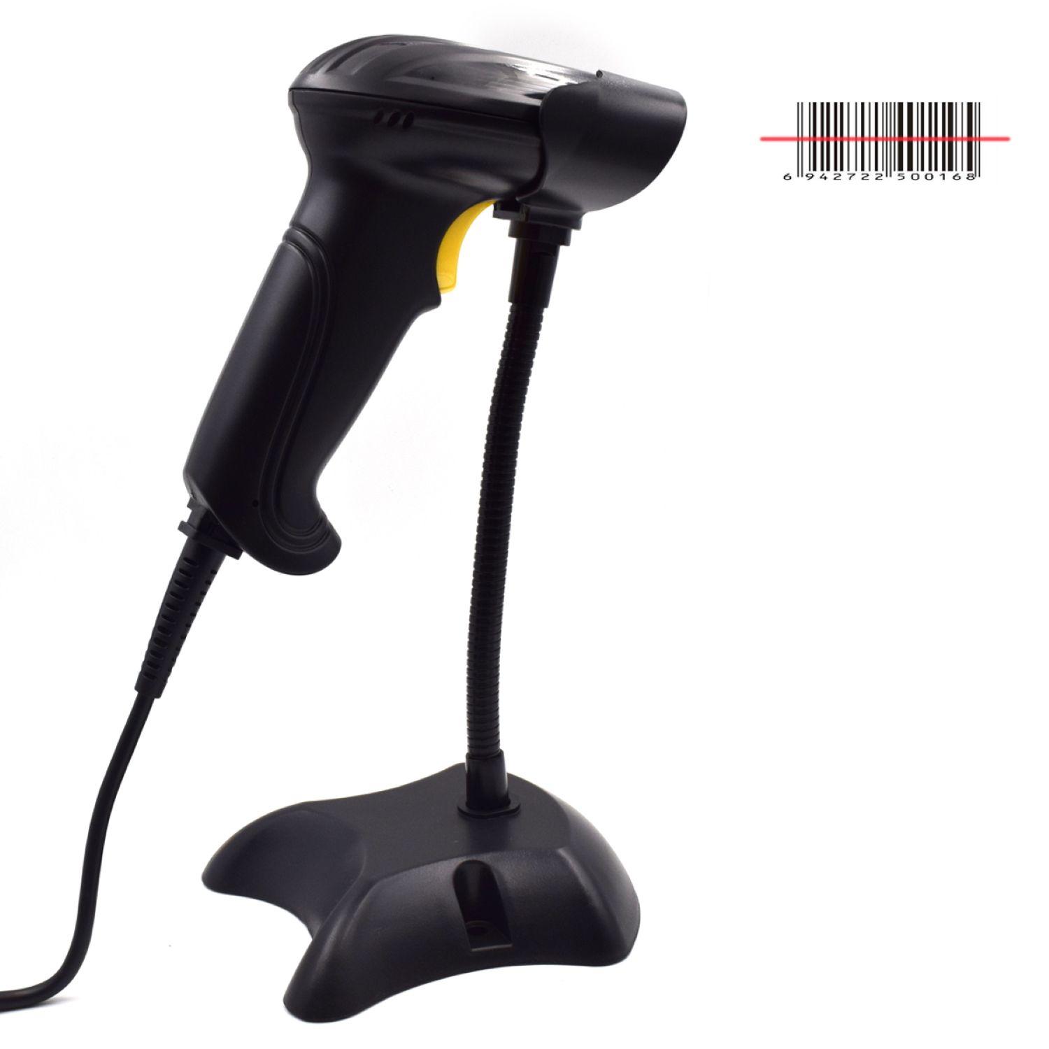 Leitor de Códigos de Barras Portátil EWENT EW3400 (Com fios - Preto) — miniatura 3