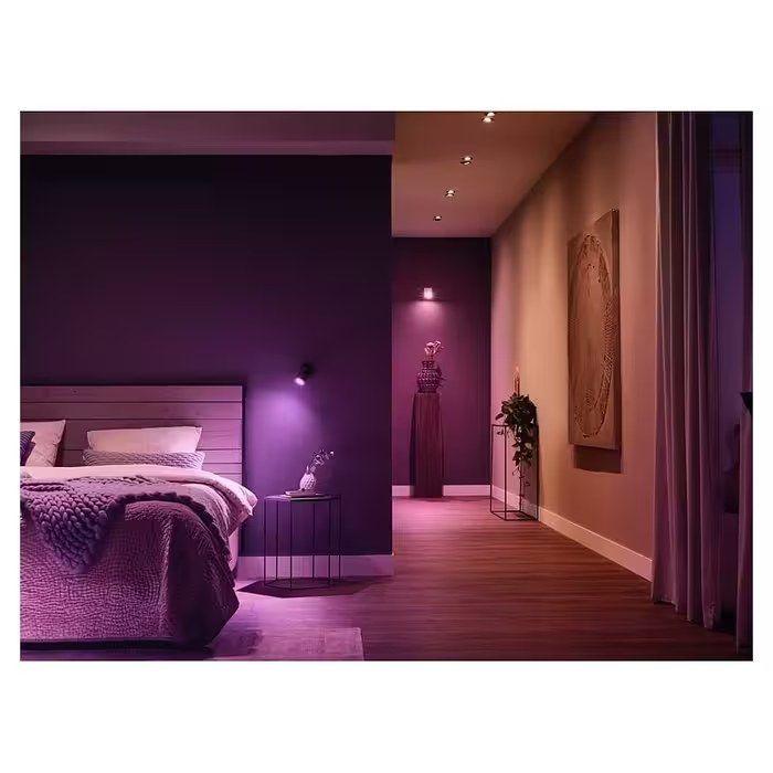 Lâmpada Inteligente PHILIPS Hue GU10 White & Color Ambiance Smart-Spot 929003666501 (Plástico - Branco) — miniatura 5