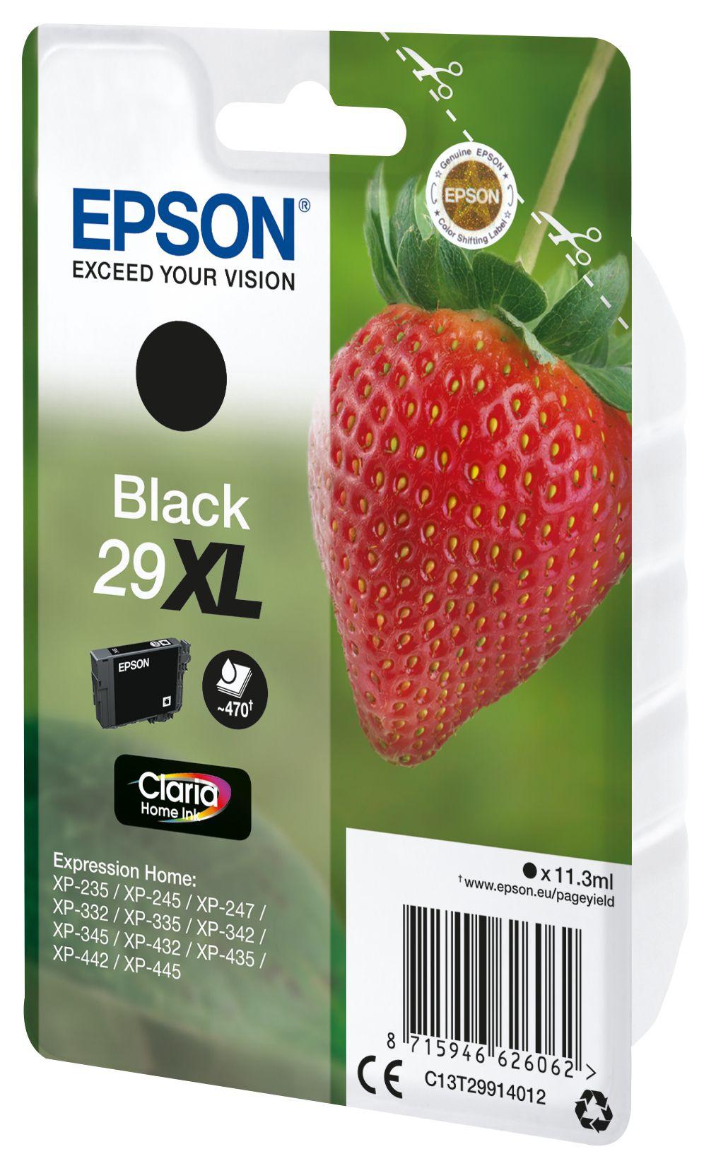 Tinteiro EPSON T2991 (Até 470 páginas a preto - Preto)