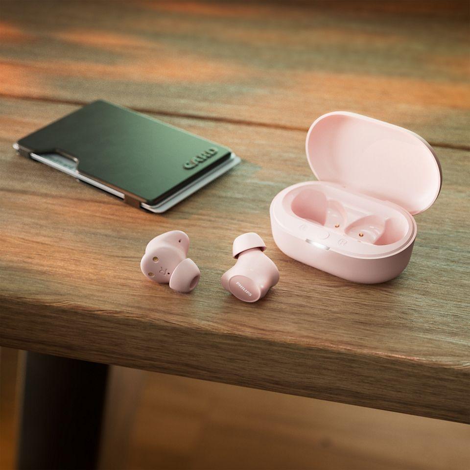 Auscultadores PHILIPS TAT1209PK/00 (Binaural - True Wireless Stereo - Intra-aural - Rosa), miniatura 2