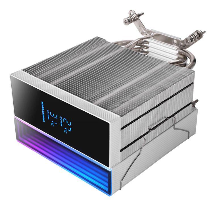 Dissipador CPU MARS GAMING MCPU-LCD (120 mm - 2600 RPM - Multi - Branco) — miniatura 3