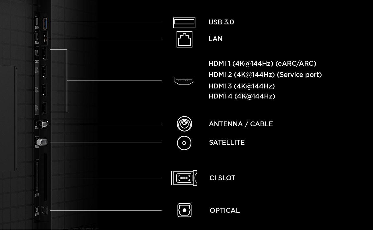 Televisão TCL TV 75C8L (75" - 4K UHD SQD-Mini LED - 144 Hz - Preto), miniatura 11