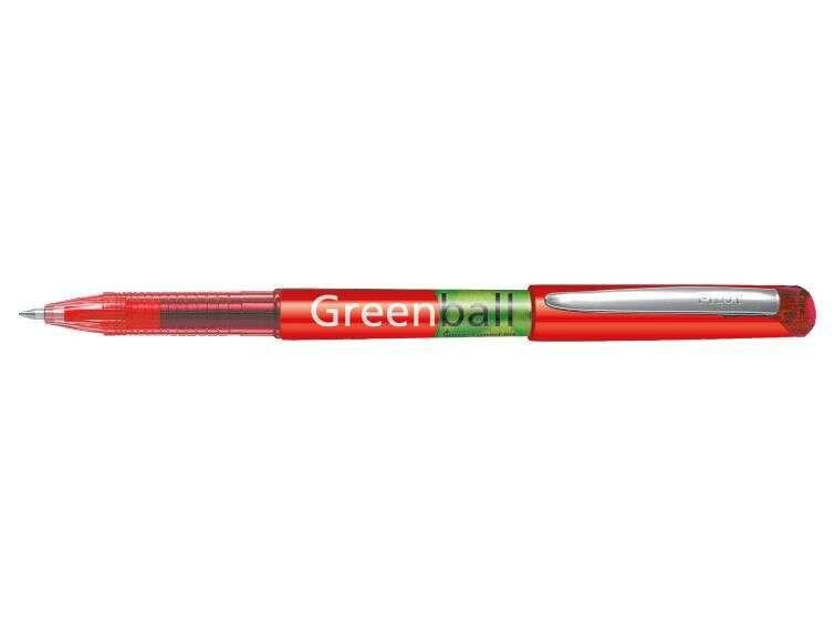 Caneta Rollerball PILOT Greenball Begreen (Carboneto de tungsténio - Tinta Vermelha)