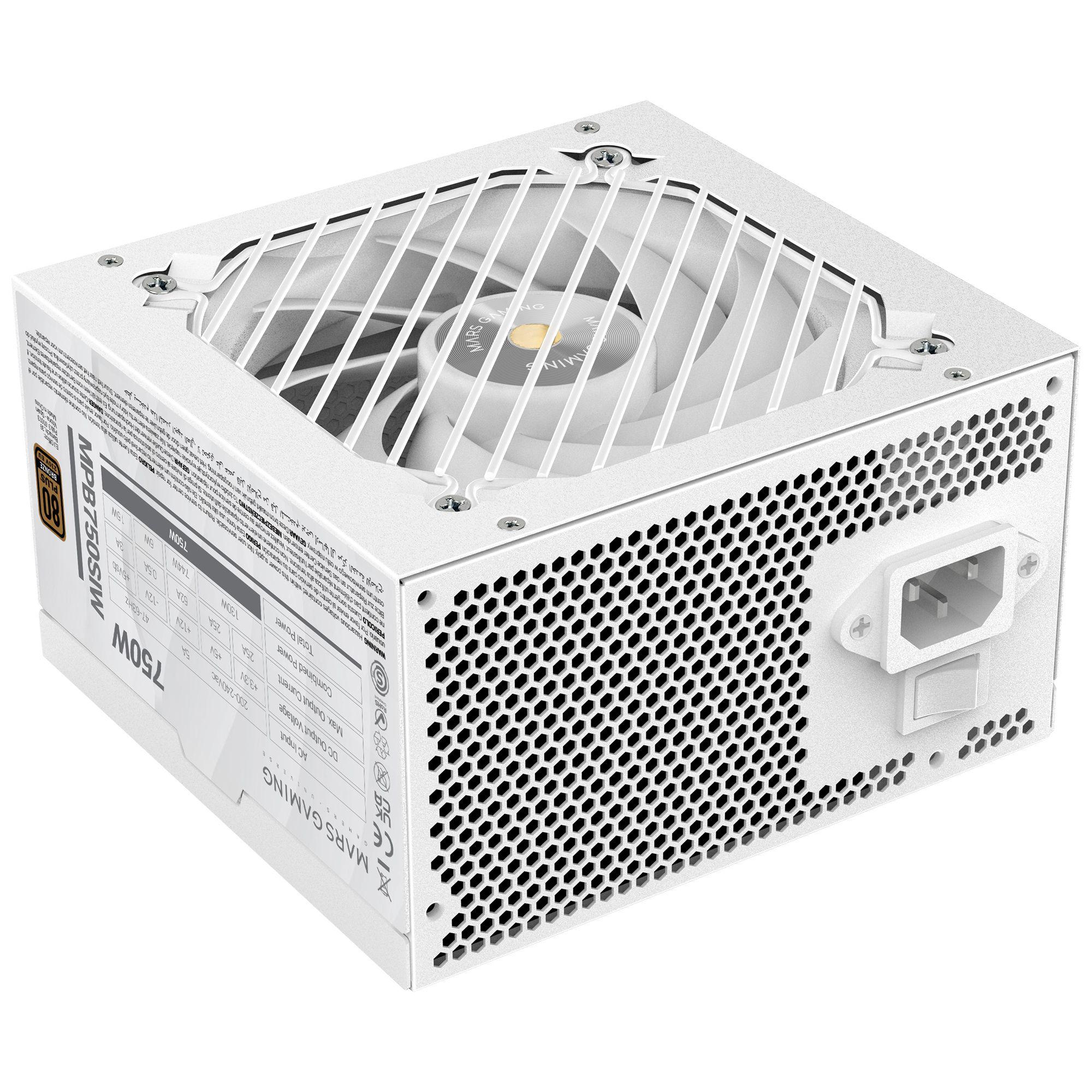 Fonte de Alimentação MARS GAMING MPB750SIW (ATX - 750 W - 80 PLUS Bronze - Branco), miniatura 2