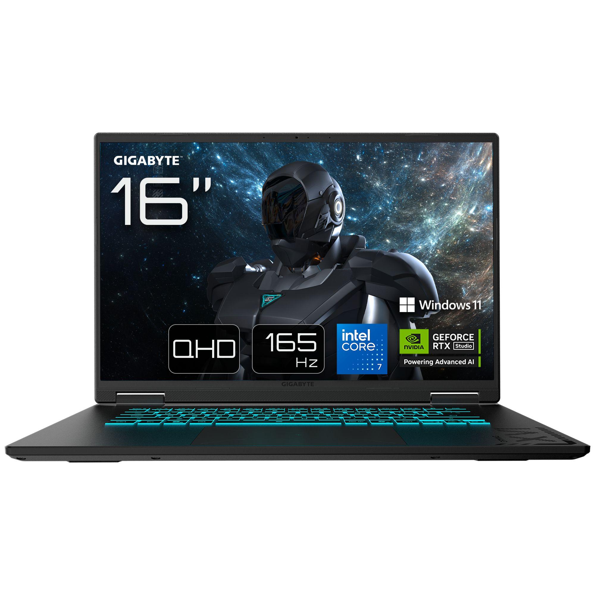 Computador Portátil Gaming GIGABYTE Gaming A16 PRO DXHG4DECC4SH (Core 7 240H - 32GB - 1TB SSD - RTX 5070 Ti - 16" QHD+ 165Hz - Layout DE - Preto)