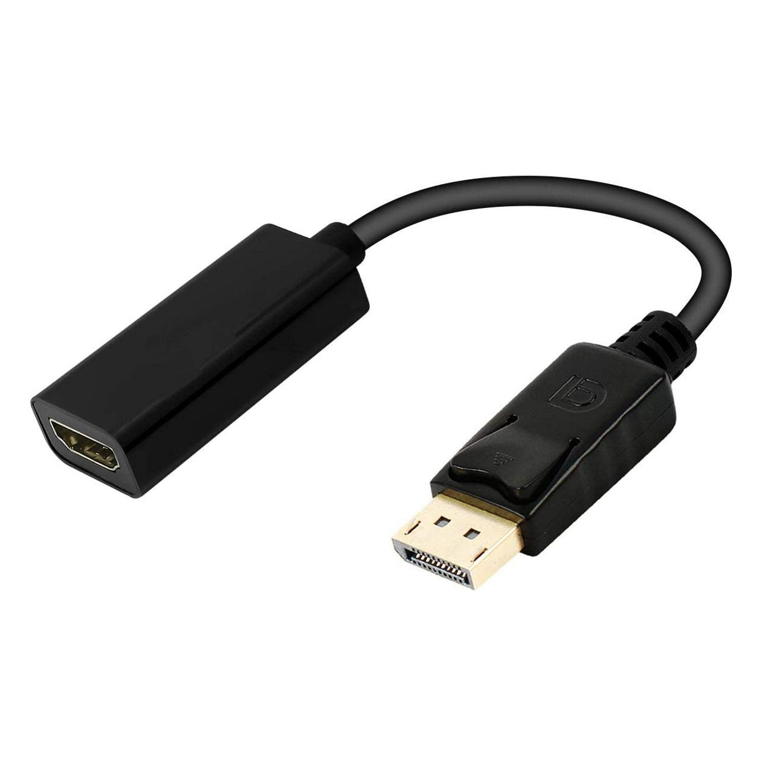 Adaptador DisplayPort para HDMI EWENT EC1456 (0,15 m - HDMI Type A - Preto)