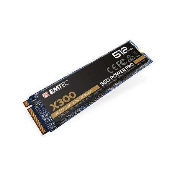 SSD EMTEC X300 512GB M.2 2280 NVMe (512 GB - M.2 2280 - PCIe 3.0 NVMe) — miniatura 2