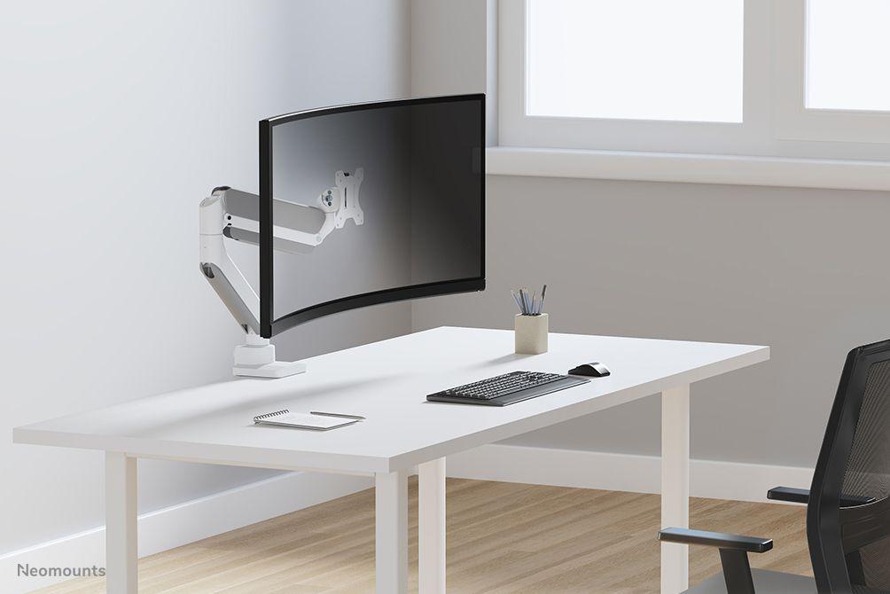 Suporte de Monitor de Secretária NEOMOUNTS DS70PLUS-450WH1 (17"-49" - Até 18 kg - Branco), miniatura 14