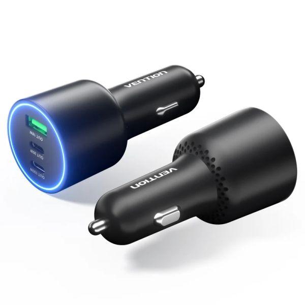 Carregador de Isqueiro VENTION FFQB0 (100 W - Prateado), miniatura 2
