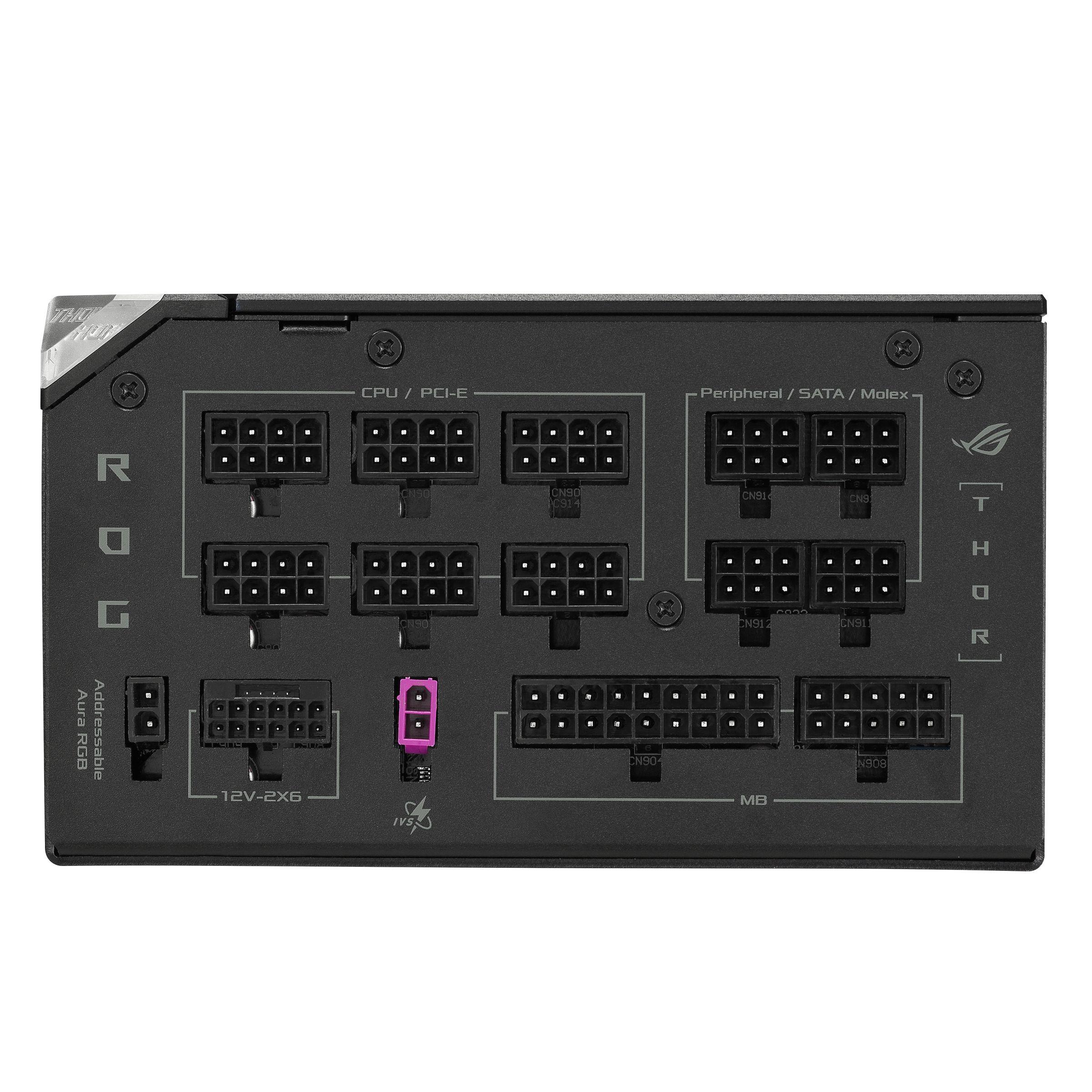 Fonte de Alimentação ASUS ROG Thor 1000P3 Gaming (ATX - 1000 W - 80 Plus Platinum - Preto), miniatura 8