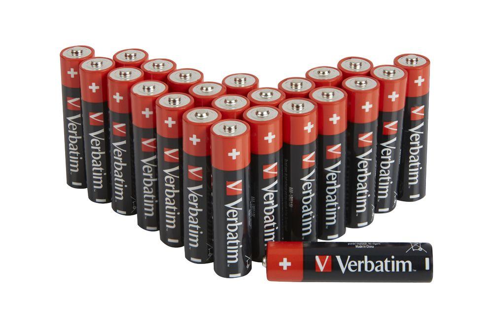 Pilhas Alcalinas VERBATIM 49504 (AAA LR03 - 1,5 V - 24 unidades)