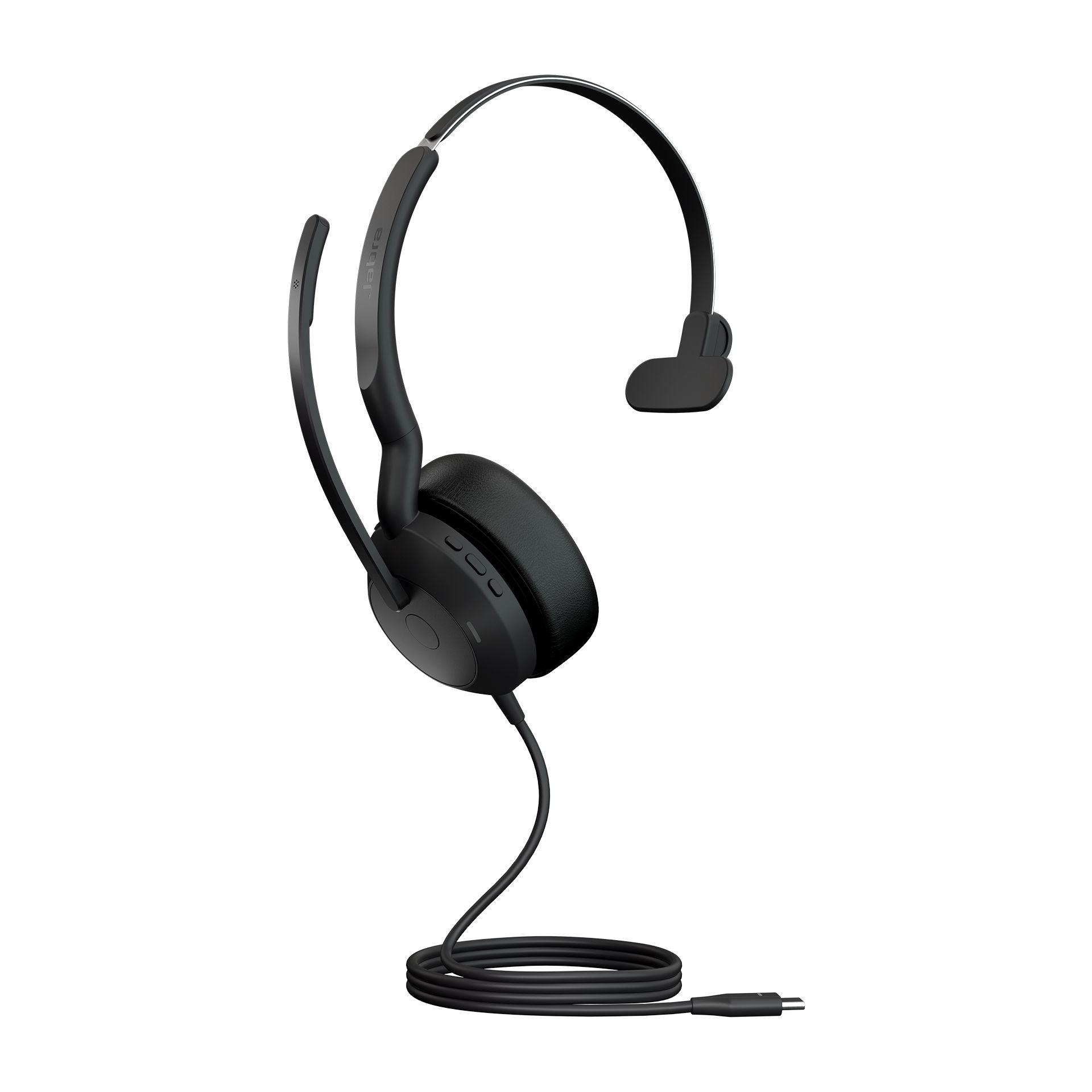 Headset JABRA Evolve2 50 MS Mono USB-A (Monofónico - Com fios - Supra-aural - Preto) — miniatura 2
