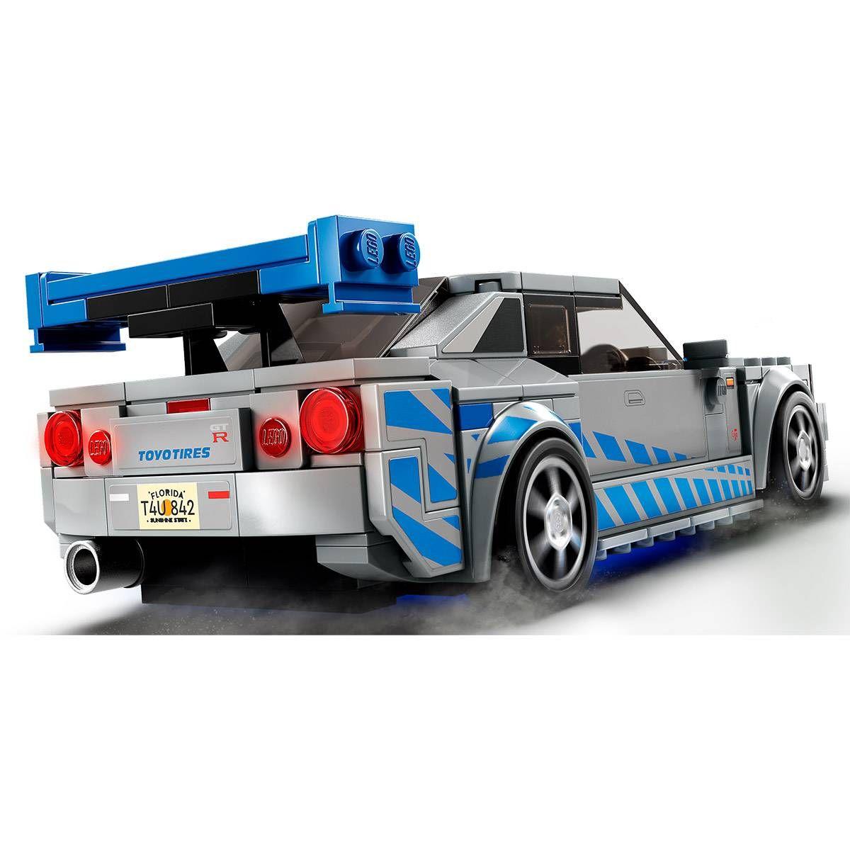 LEGO 76917 Speed Champions Velocidade Furiosa Nissan Skyline GT-R (R34) (9+ anos - 319 peças), miniatura 6