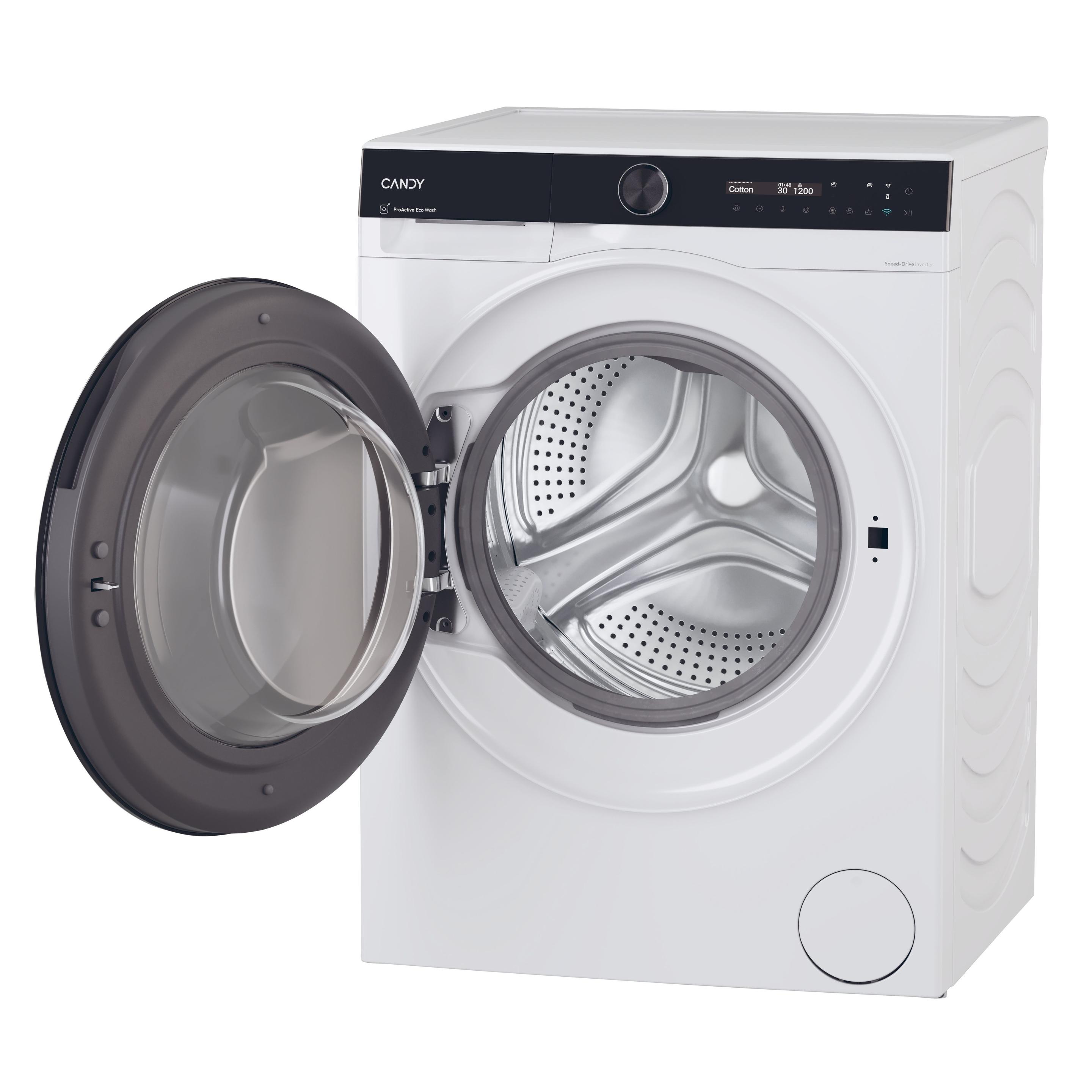 Máquina de Lavar Roupa Independente CANDY BS49B9-S (1400 RPM - B - A - Branco e Preto) — miniatura 4