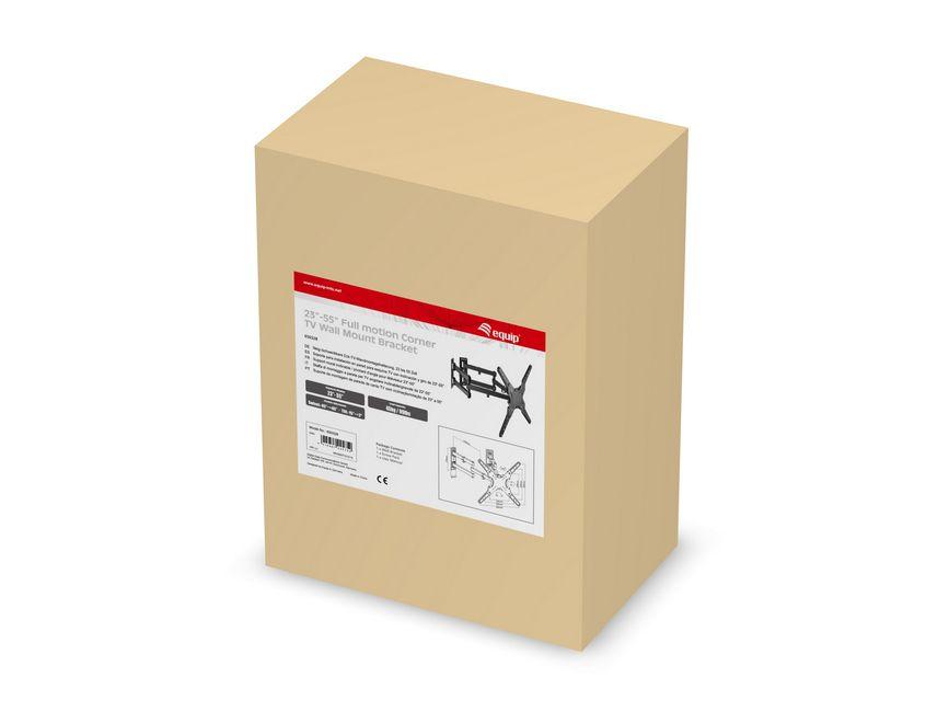 Suporte de Parede TV de Canto EQUIP 650328 (23-55" - VESA 400x400 - 45 kg - Preto), miniatura 6