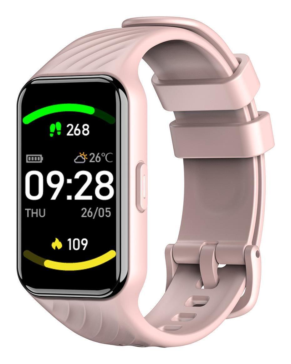 Bracelete Inteligente BLACKVIEW R10 (1,47" - Bluetooth 5.3 - Rosa)