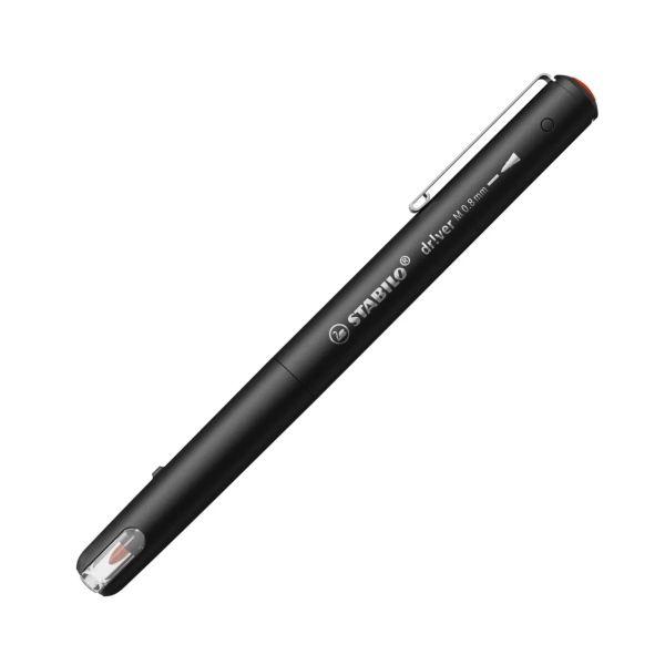 Marcador de Ponta Média STABILO dr!ver (94% bioplástico - Vermelho)