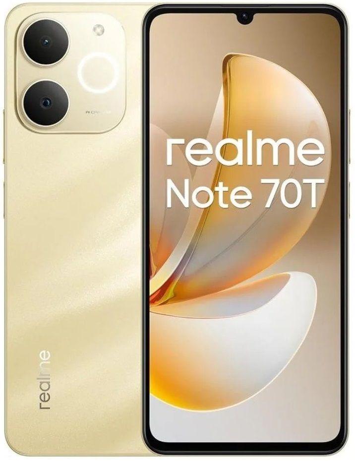 Smartphone REALME Note 70T (4GB/128GB - 6,74" - Dourado), miniatura 2