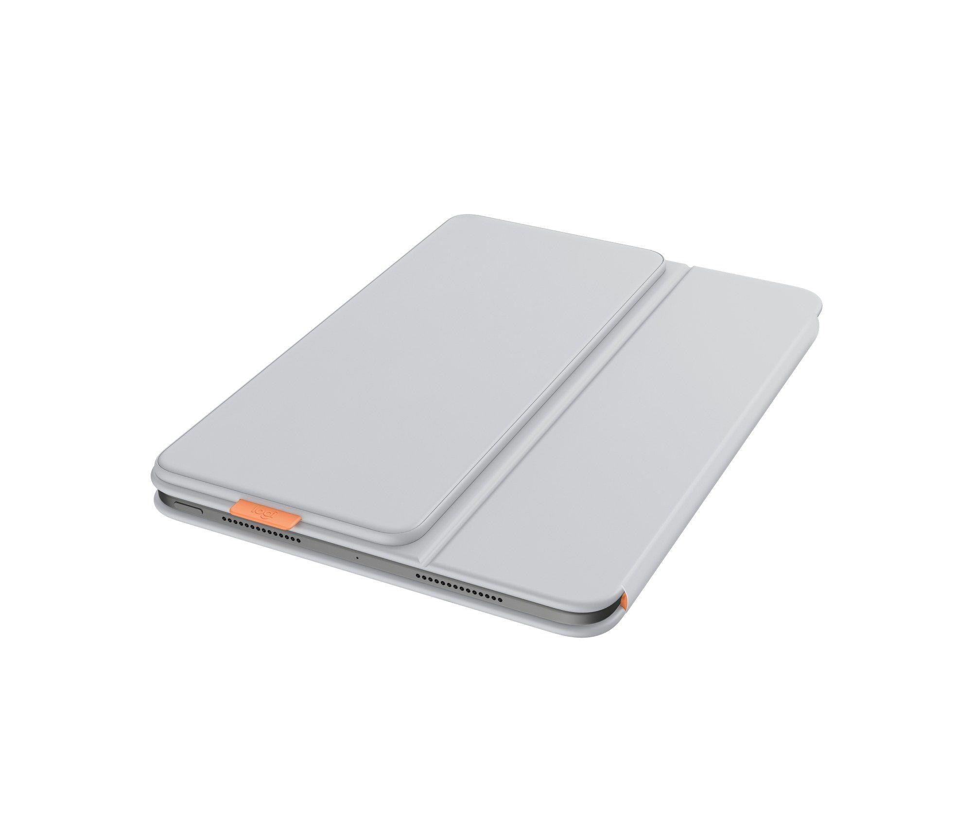 Teclado LOGITECH Flip Folio (Suíço - Bluetooth - Sem fios - Cinzento-claro), miniatura 3