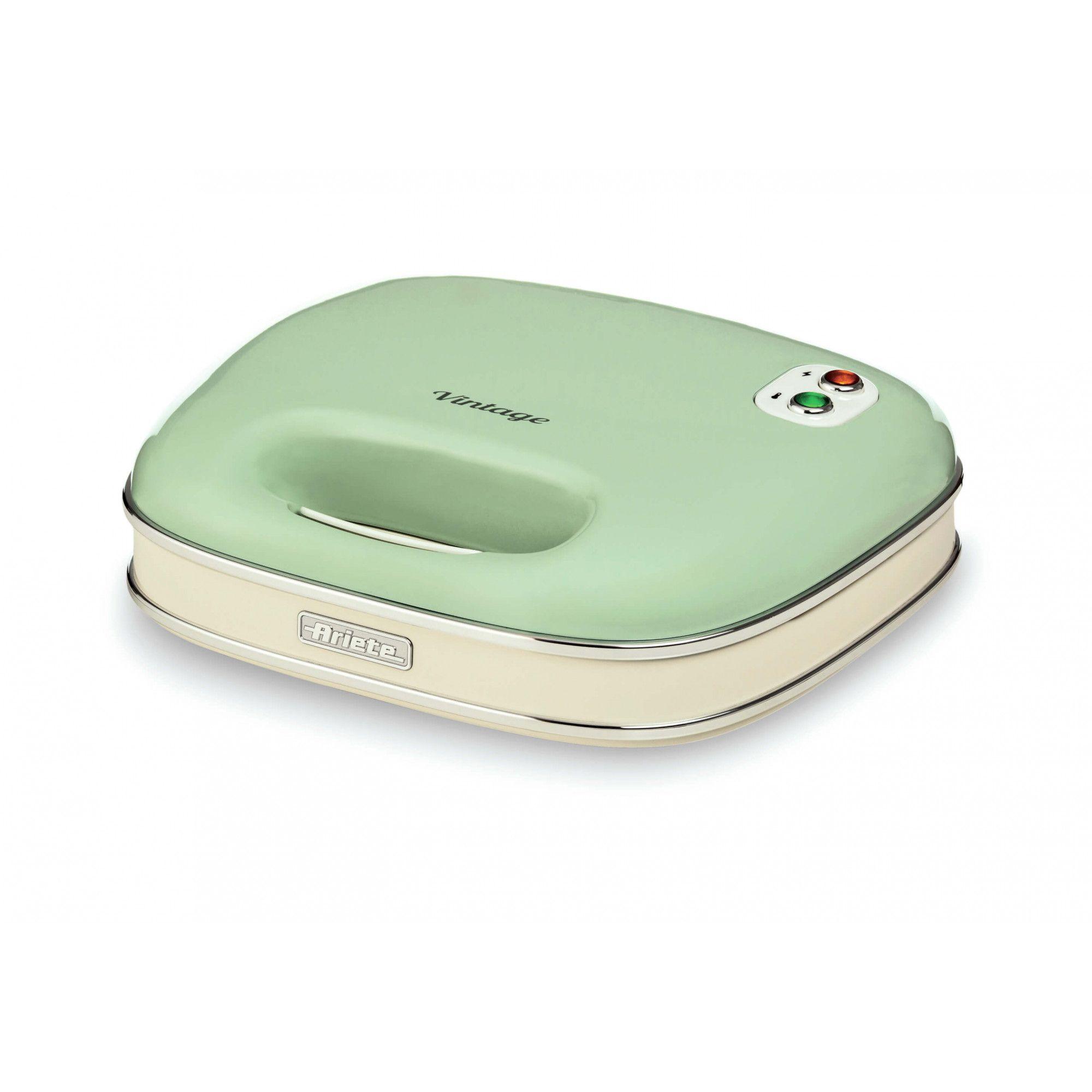 Sanduicheira ARIETE Vintage Line 00C196304AR0 (Altura 10 cm - Verde)