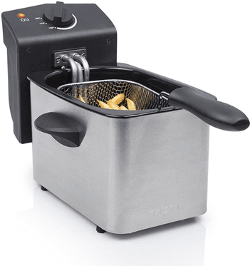 Fritadeira TRISTAR FR-6919 (800 W - 190 °C - 150 °C - Preto/Inox)
