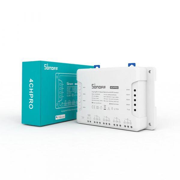 Interruptor Inteligente SONOFF 4CHPROR3 (PC V0 - 145 * 90 * 34 - Branco), miniatura 5