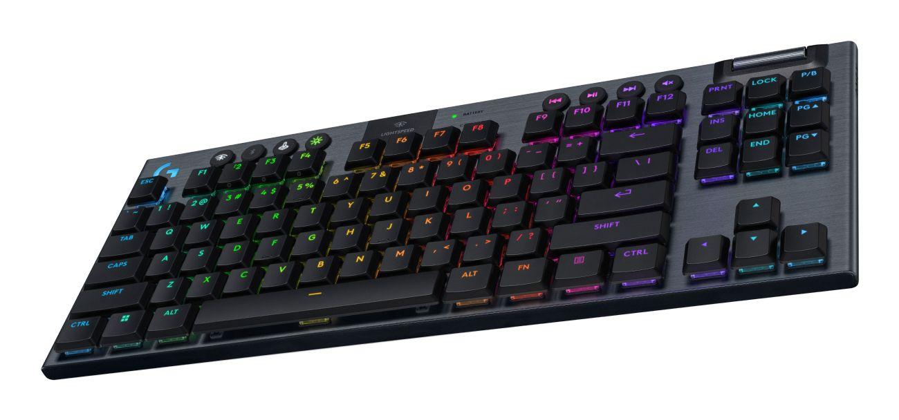 Teclado LOGITECH G915 X LIGHTSPEED (Alemão - Logitech GL Tactile - USB + RF Wireless + Bluetooth - Preto) — miniatura 4