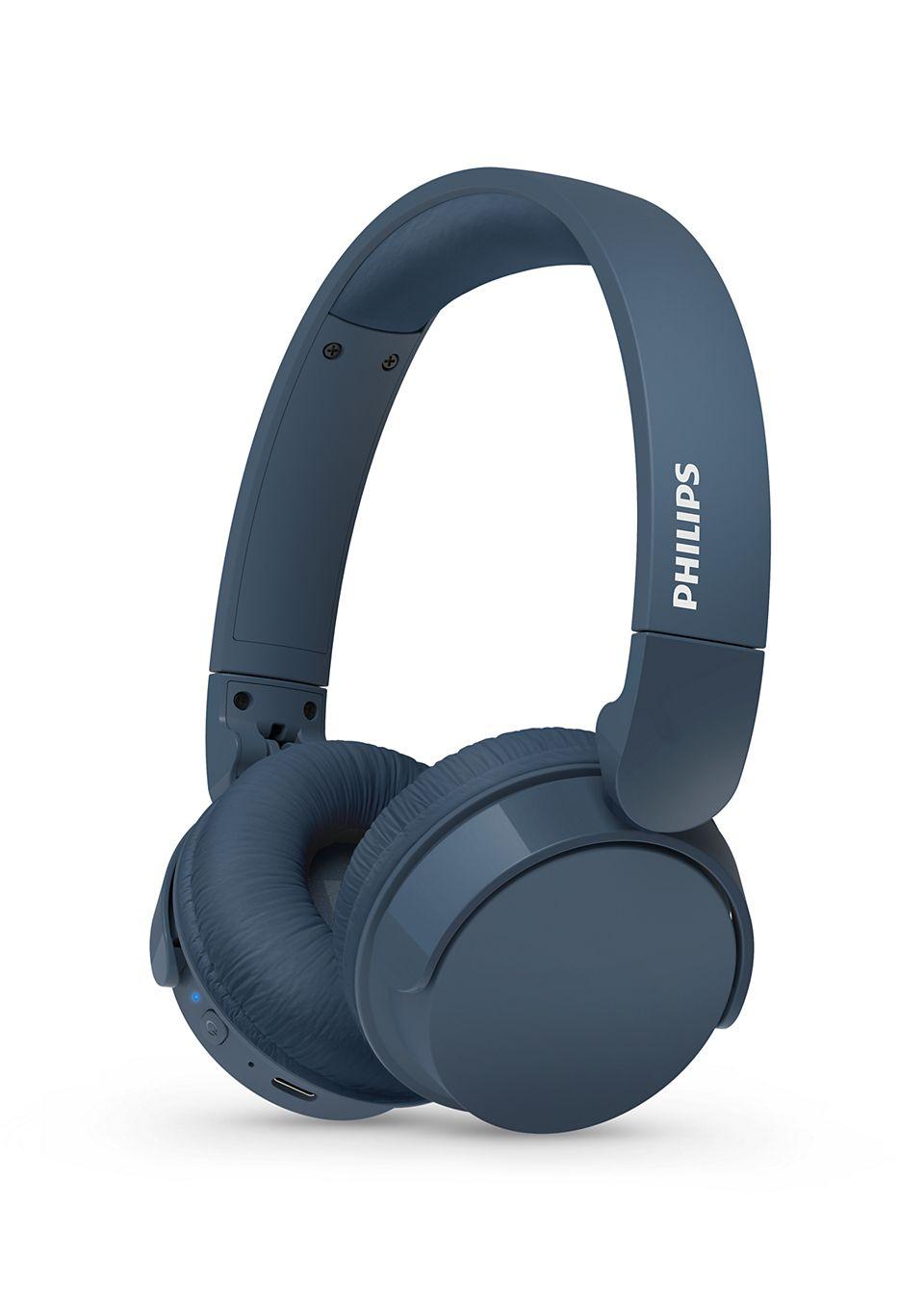 Auscultadores PHILIPS TAH4209BL/00 (Binaural - Sem fios - Supra-aural - Azul)