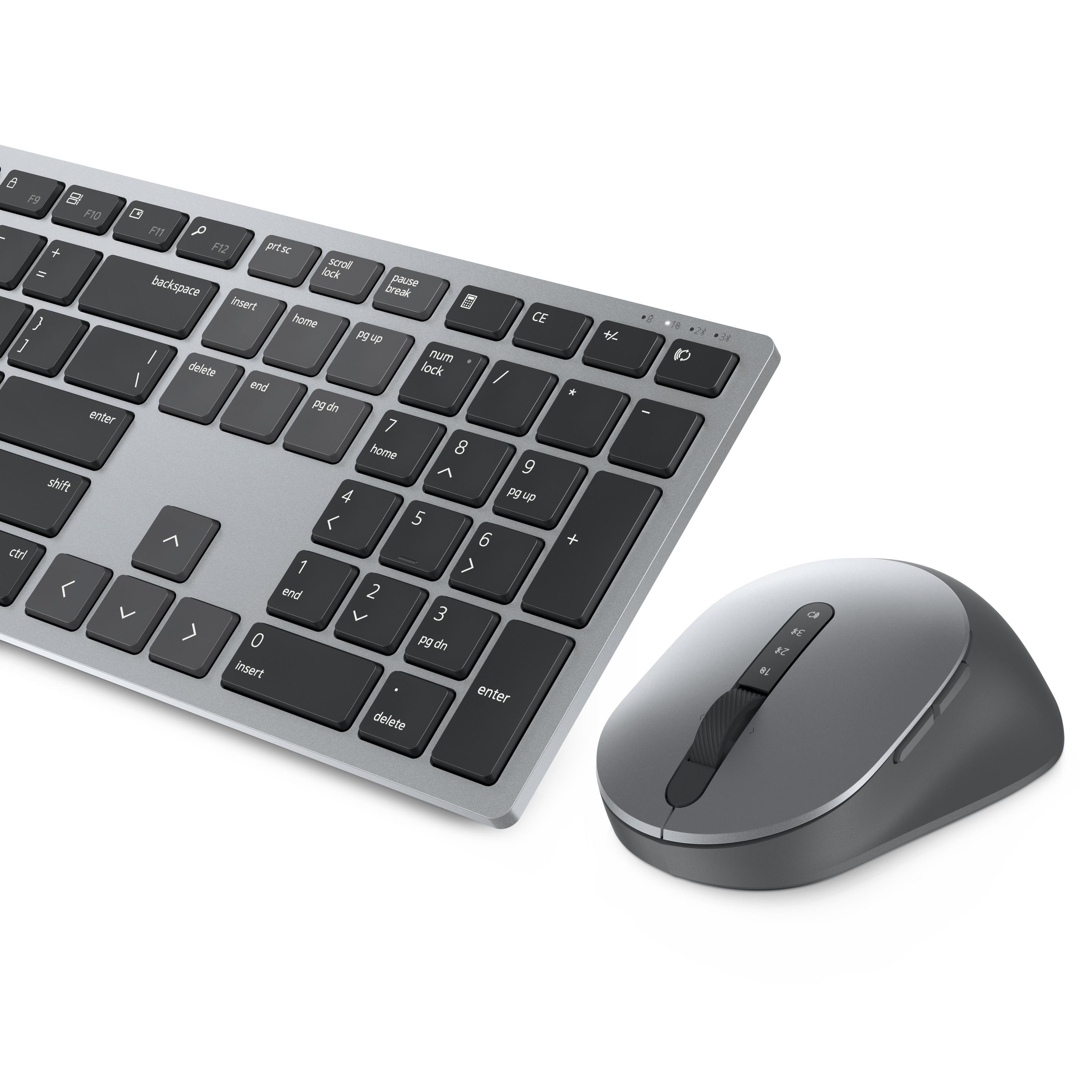 Conjunto de Teclado e Rato DELL KM7321W (Estados Unidos - Teclas tesoura - Tamanho completo - Cinzento Titânio), miniatura 7
