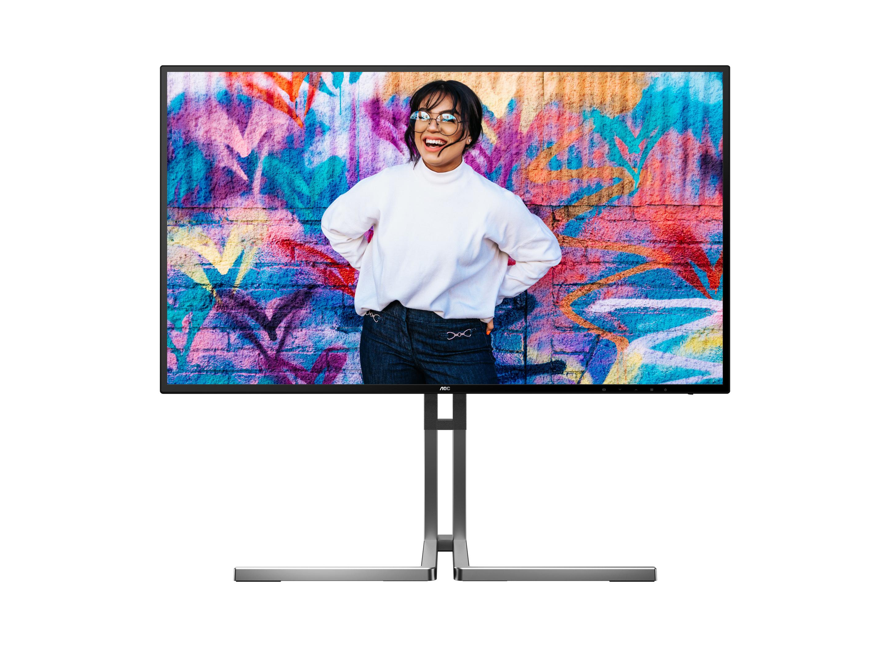 Monitor AOC U27U3CV (27" - Nano IPS - 60 Hz - Preto) — miniatura 2