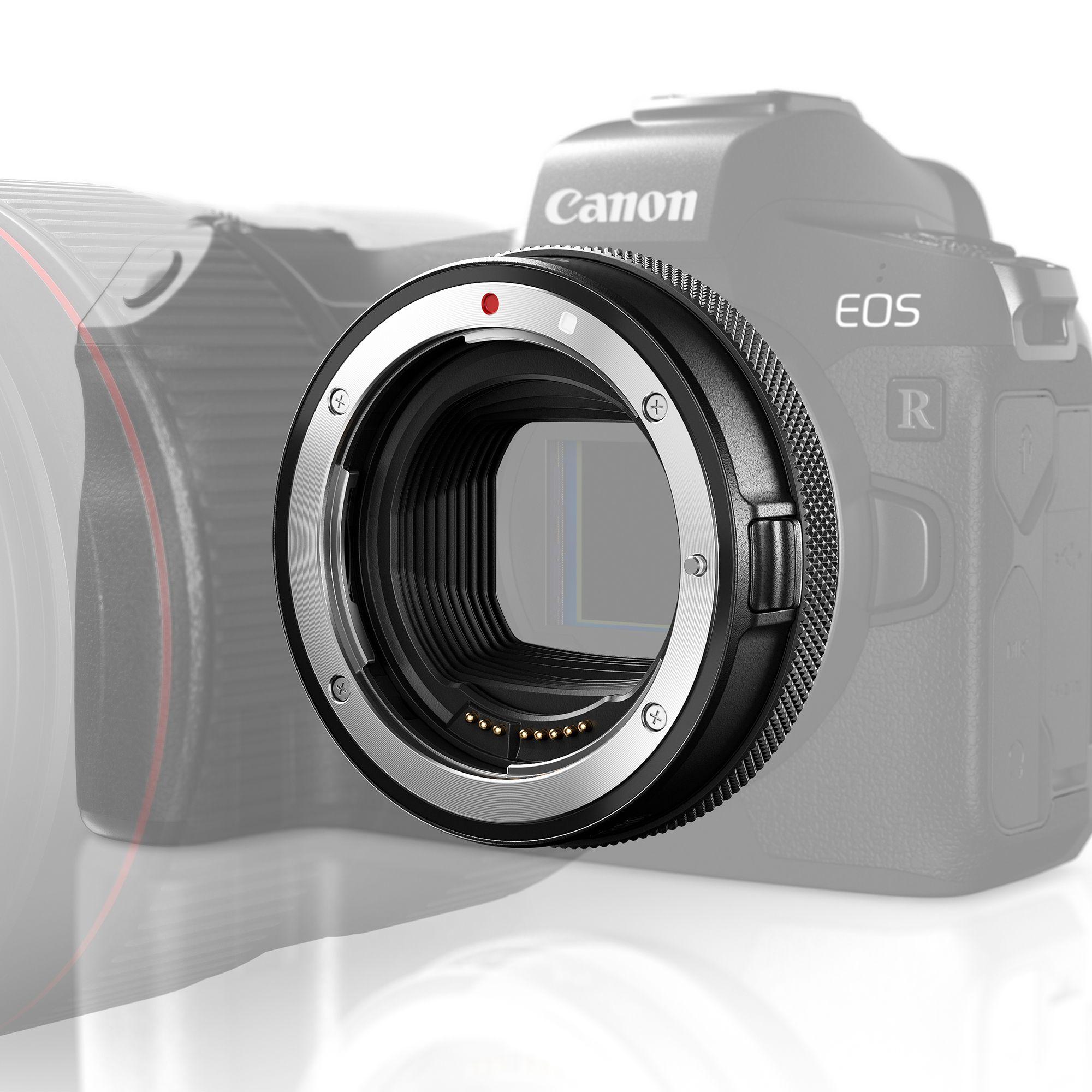 Adaptador de Objetivas CANON EF-EOS R Control Ring Mount Adapter (Preto) — miniatura 2