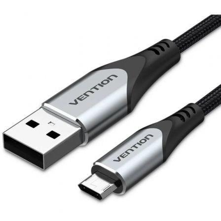 Cabo USB VENTION COCHD (0,5 m - Micro-USB B - USB A - Cinzento)