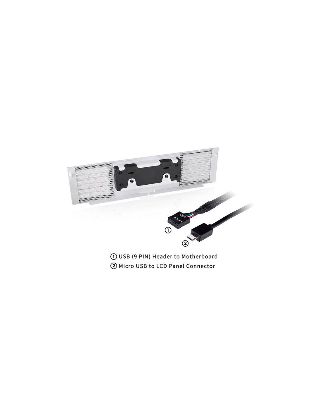 Painel LCD para Caixa PC THERMALTAKE The Tower 200 (14 W - Branco) — miniatura 4