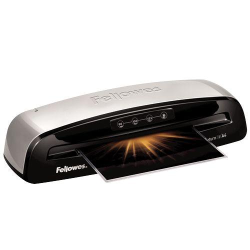 Plastificadora FELLOWES Saturn 3i A4 (300 mm/min - Preto e Prateado)
