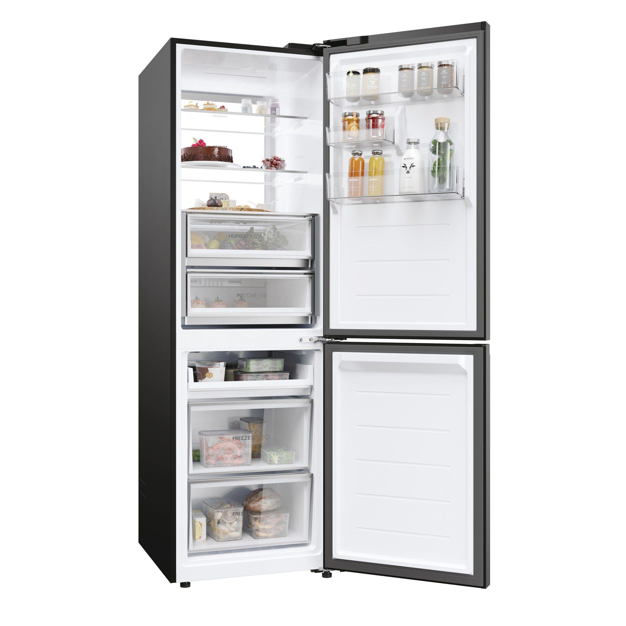 Frigorífico Combinado Independente HAIER HDR7619DNGB (403 l - hOn - 192,5x59,5x68,2 cm - Preto) — miniatura 4