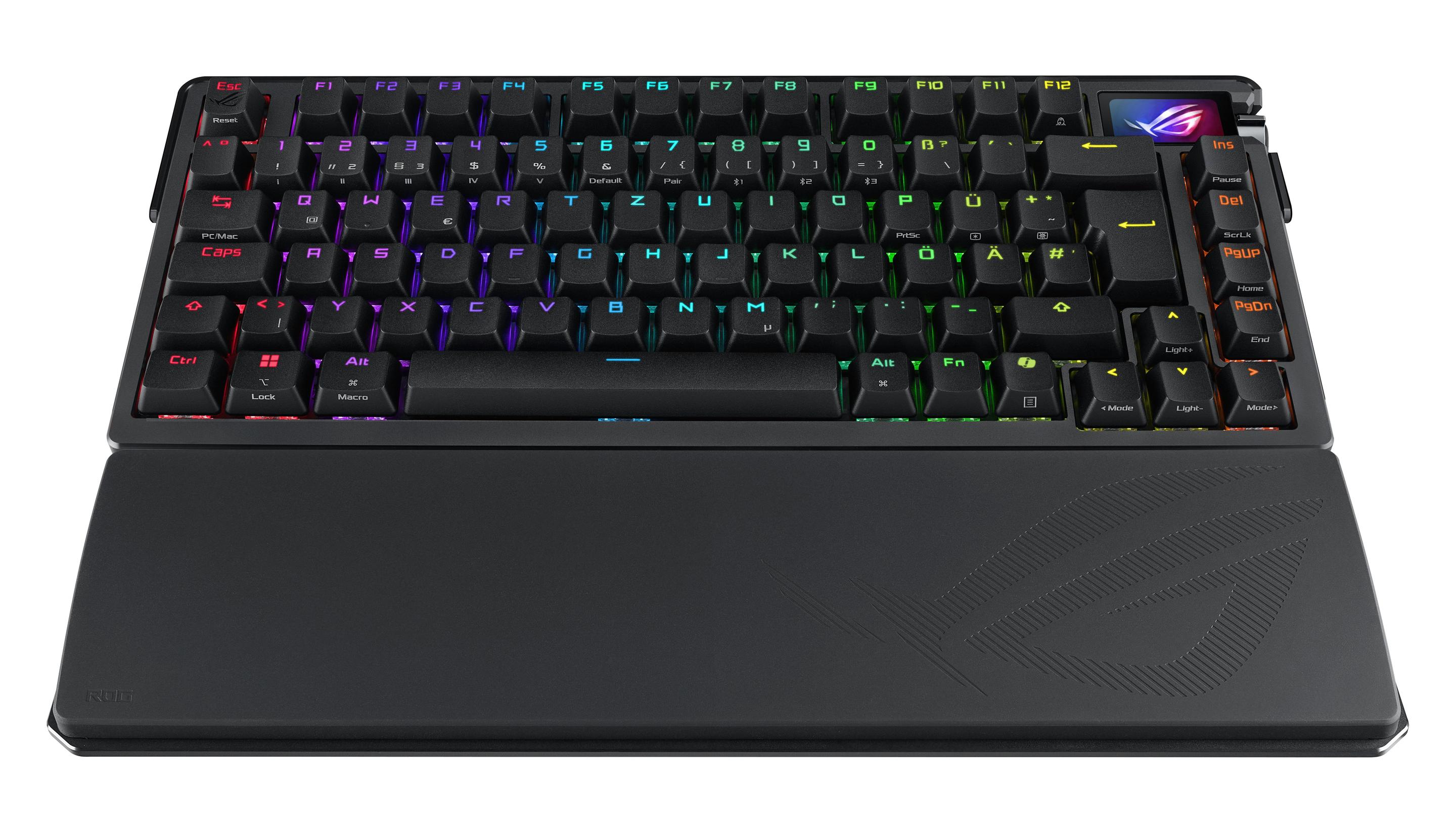 Teclado ASUS ROG Azoth Extreme (QWERTZ - Interruptor de chave mecânico - 75% - Preto) — miniatura 3