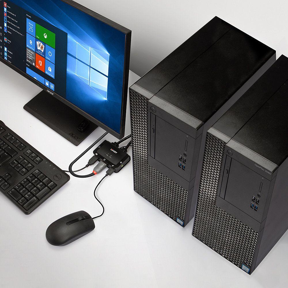Switch KVM LINDY 42344 (Preto) — miniatura 4