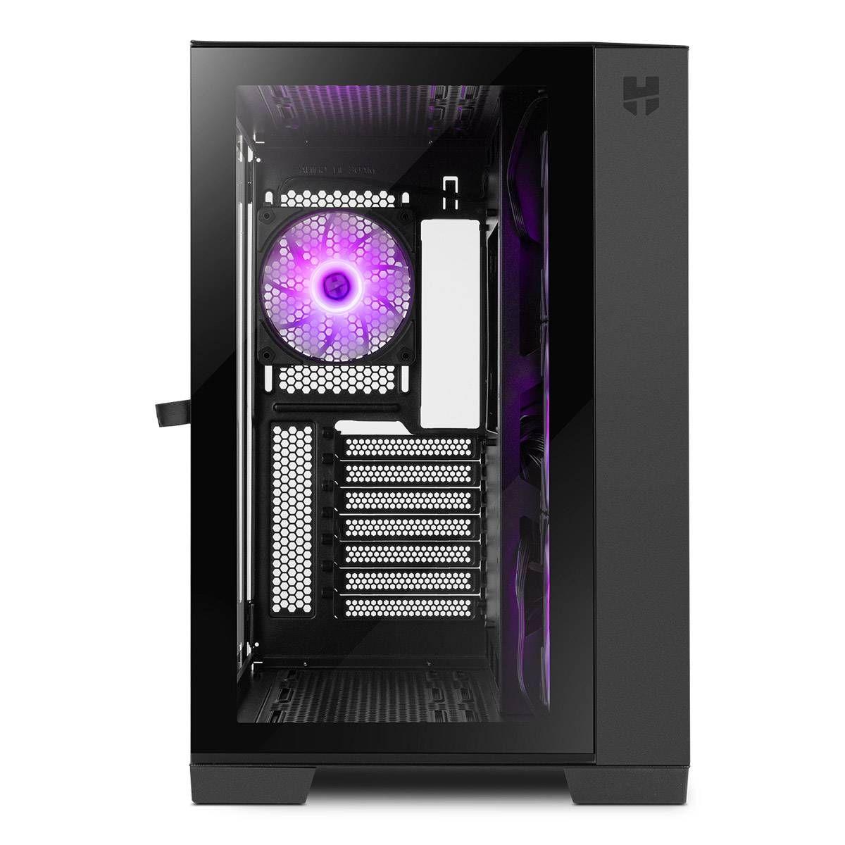 Caixa PC NOX Hummer Astra ARGB (ATX, micro-ATX, Mini-ITX - Midi Tower - Aço, vidro temperado - Preto) — miniatura 2
