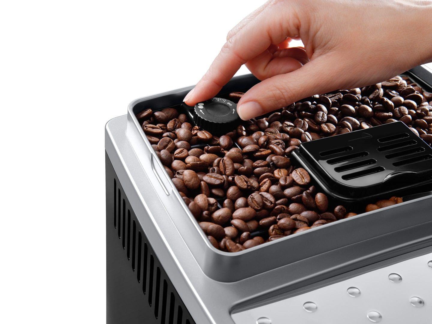 Máquina de Café Automática DELONGHI Magnifica S Smart ECAM250.23.SB (Café moído, Grãos de café - 1450 W - 15 bar - Prateado e Preto) — miniatura 4
