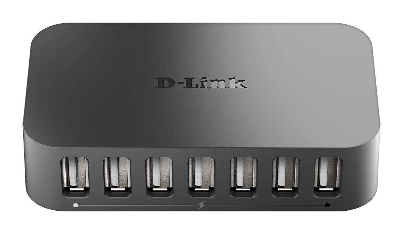 Hub USB D-LINK DUB-H7 (Preto)
