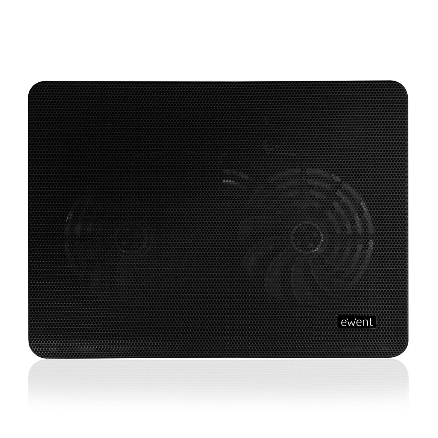 Base de Refrigeração para Portátil EWENT EW1256 (43,2 cm - 1000 RPM - 12,5 cm - Preto) — miniatura 2