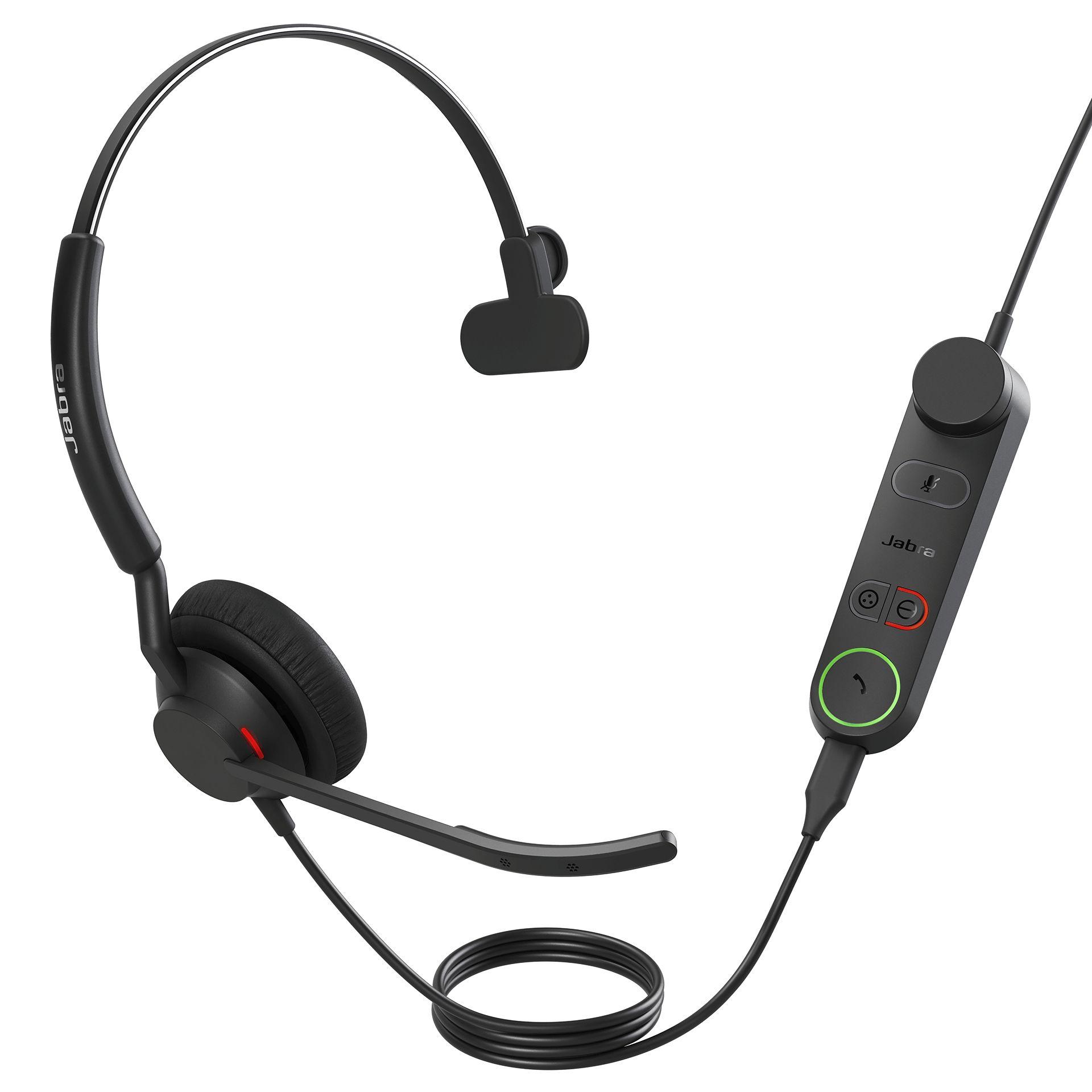 Auscultadores JABRA Engage 50 II UC Mono (Monofónico - Com fios - 2 cm - Preto)
